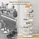 Advwin 7-Tier Free Standing Rotating Shoe Rack
