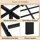 Advwin Queen Bed Frame with RGB LED & Charging Station