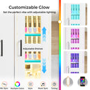 Advwin Manicure Table w/Glass Top Drawer Dust Collector