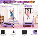 Advwin Kids Gymnastics Bar Adjustable Height Horizontal Bar