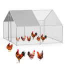 Advwin Large Metal Chicken Coop w/ Waterproof Cover