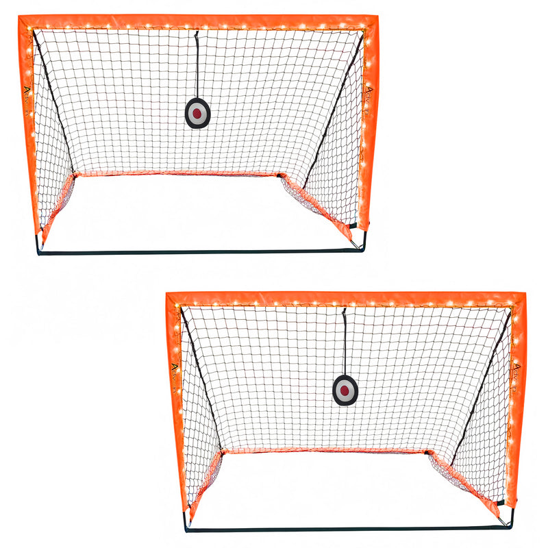 Advwin Light Up Soccer Goals for Kids 2 Pack