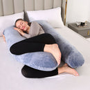Advwin 53" U Shaped Full Body Support Pillow For Pregnant