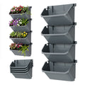 Advwin Wall Mounted Vertical Planter 4 Pots