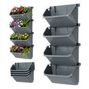 Advwin Wall Mounted Vertical Planter 4 Pots