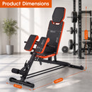 Advwin Adjustable Weight Bench w/ 9-Position Backrest