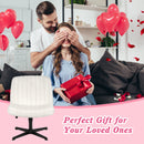 Advwin Armless Office Chair Criss-Cross No Wheel