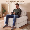 Advwin 3-in-1 Convertible Futon Sofa Bed Chair Corduroy