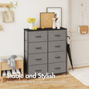 Advwin Chest of Drawers 8 Drawer Storage Cabinet