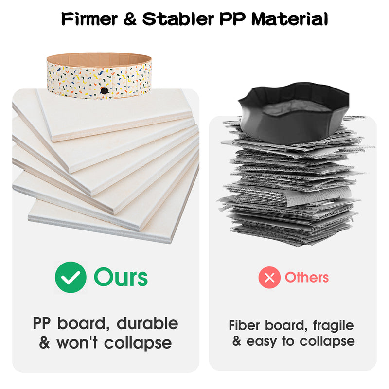 Advwin Foldable Dog Swimming Pool 120cm for Pets