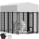 Advwin Dog Cage with UV-Resistant Waterproof Roof