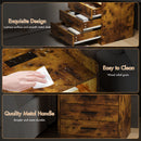 Advwin Bedside Table with Charging Station Set of 2