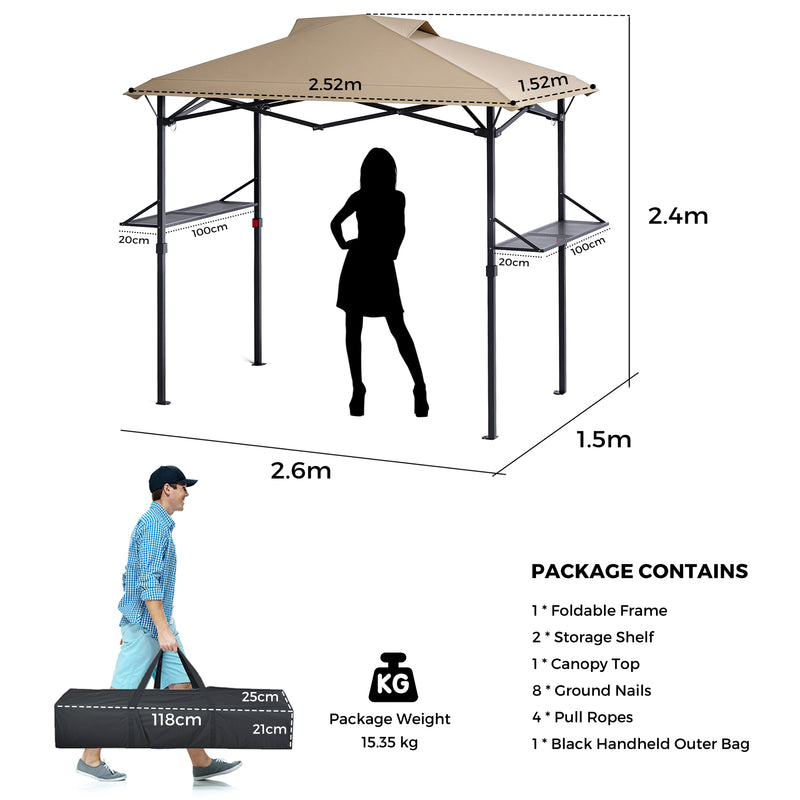 Advwin Outdoor Foldable Patio Canopy Tent