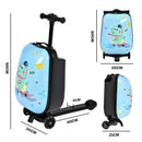 Advwin Foldable 2-in-1 Kids Ride-on Luggage with Wheels