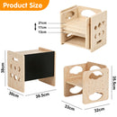 Advwin Kids Weaning Table & Chair Set with Chalkboard