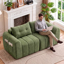Advwin 2 Seater Modular Sofa w/ Chenille Fabric 170cm