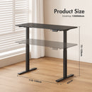 Advwin Dual Motor Electric Height Adjustable Standing Desk 120cm