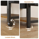 Advwin Height Adjustable Printer Stand with Wheels