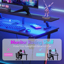 Advwin L Shaped Gaming Desk with LED Lights (Pre-Order)