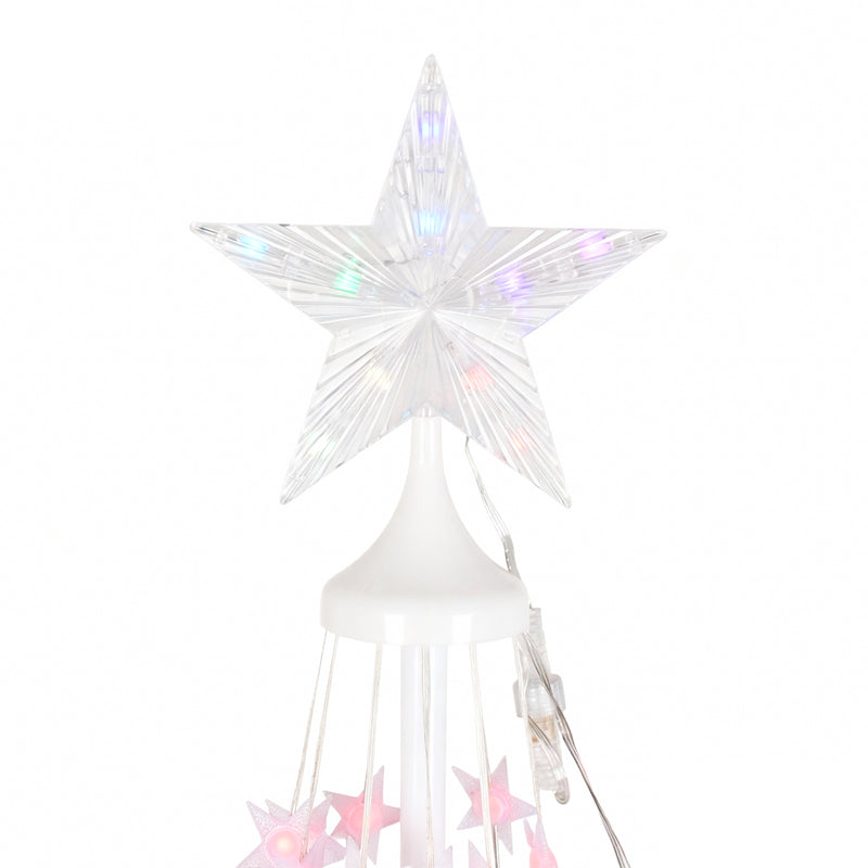Advwin 204cm Christmas Cone Tree Lights with LED Lights