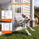 Advwin Large Aluminum Dog Door for Sliding Glass Door