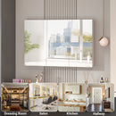 Advwin 3 Door Bathroom Mirror Cabinet Wall Mounted White