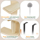 Advwin 4-Levels Vertical Door Hanging Cat Shelf