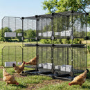 Advwin Modular Metal Small Animal Cage with Feeder and Tray