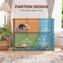 Advwin Metal Wire Pet Playpen Cat Enclosure