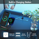 Advwin Bedside Table with Charging Station LED Lights (Pre-Order)