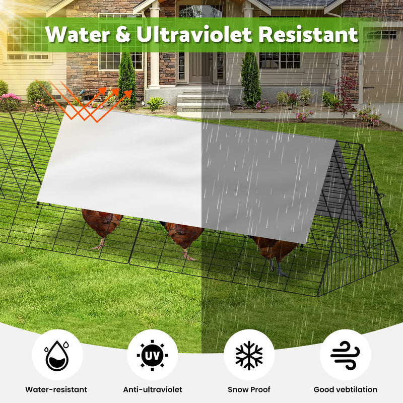 Advwin Chicken Run Tunnels Portable Chicken Coop