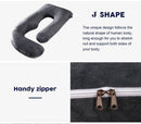 Advwin 55" J Shaped Pregnant Pillow Full Body Support