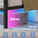 Advwin Metal Platform Bed Frame w/ Headboard Black (Pre-Order)