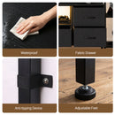 Advwin 185cm TV Stand with Bookshelf & LED Lights