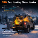 Advwin 8KW Slim All-in-One Diesel Heater