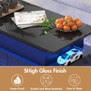 Advwin Lift Top Coffee Table with LED Lights