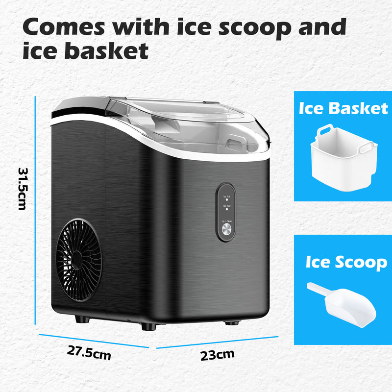 Advwin Nugget Ice Maker Countertop Portable Ice Machine