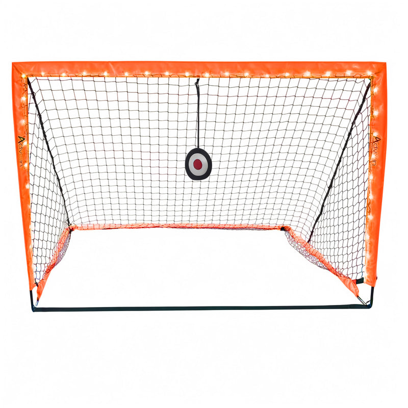 Advwin Light Up Soccer Goals for Kids with Carry Bag