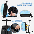 Advwin Foldable 2-in-1 Kids Ride-on Luggage with Wheels