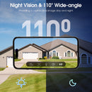 Advwin Wireless Video Doorbell w/ Chime & Human Detection