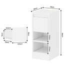 Advwin LED End Table Sofa Side Table with Drawers