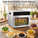Advwin 6 Trays Food Dehydrator with 10 Jerky Hooks