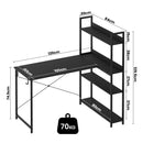 Advwin 120cm L Shaped Computer Desk