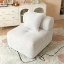 Advwin Armless Modular Sofa Corduroy Cloud Chair