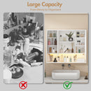 Advwin 90cm Bathroom Mirror Cabinet with LED Light