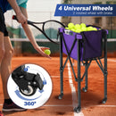 Advwin Foldable Tennis Ball Cart with Carry Bag