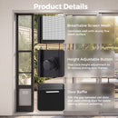 Advwin Aluminum Pet Door for Sliding Door Small Size