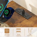 Advwin Bedside Table w/ AC Outlets and USB Ports