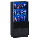 Advwin LED Glass Display Cabinet w/ Motion Sensor