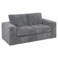 Advwin 162cm Loveseat Floor Sofa Corduroy Boneless Couch